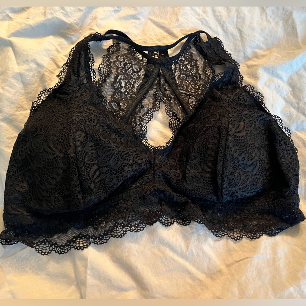 NWT Black & White Maurices Bralette - XL